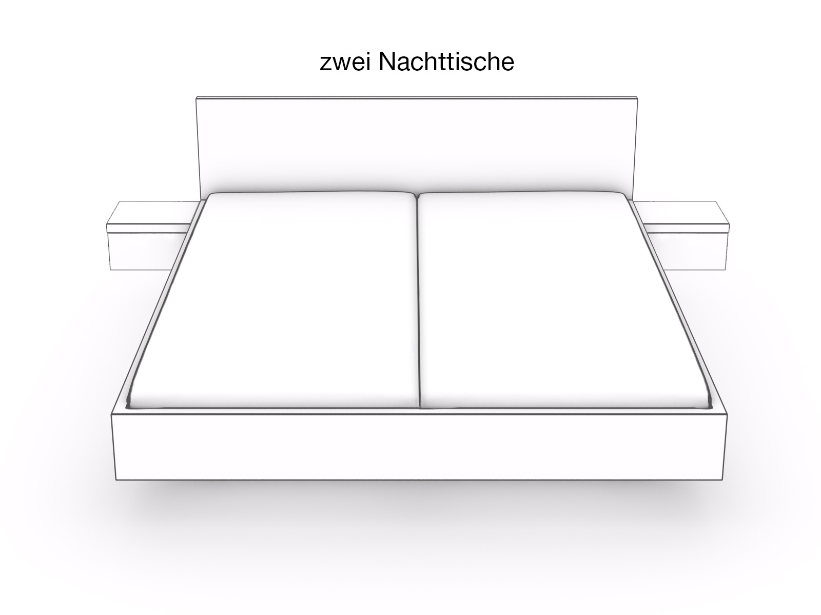 zwei Nachttische