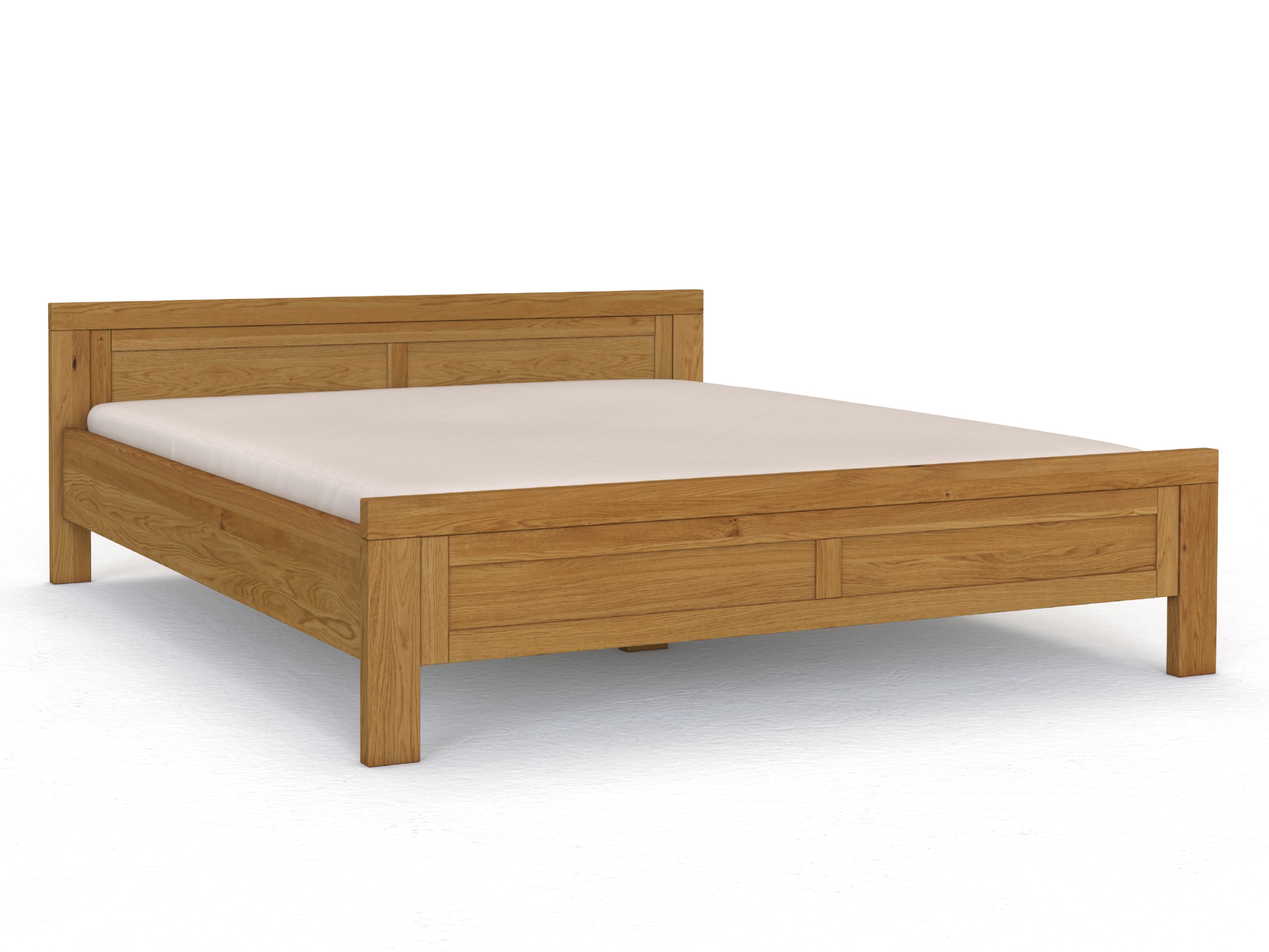 Bett „Christina“ aus Eiche in 180 x 200 cm