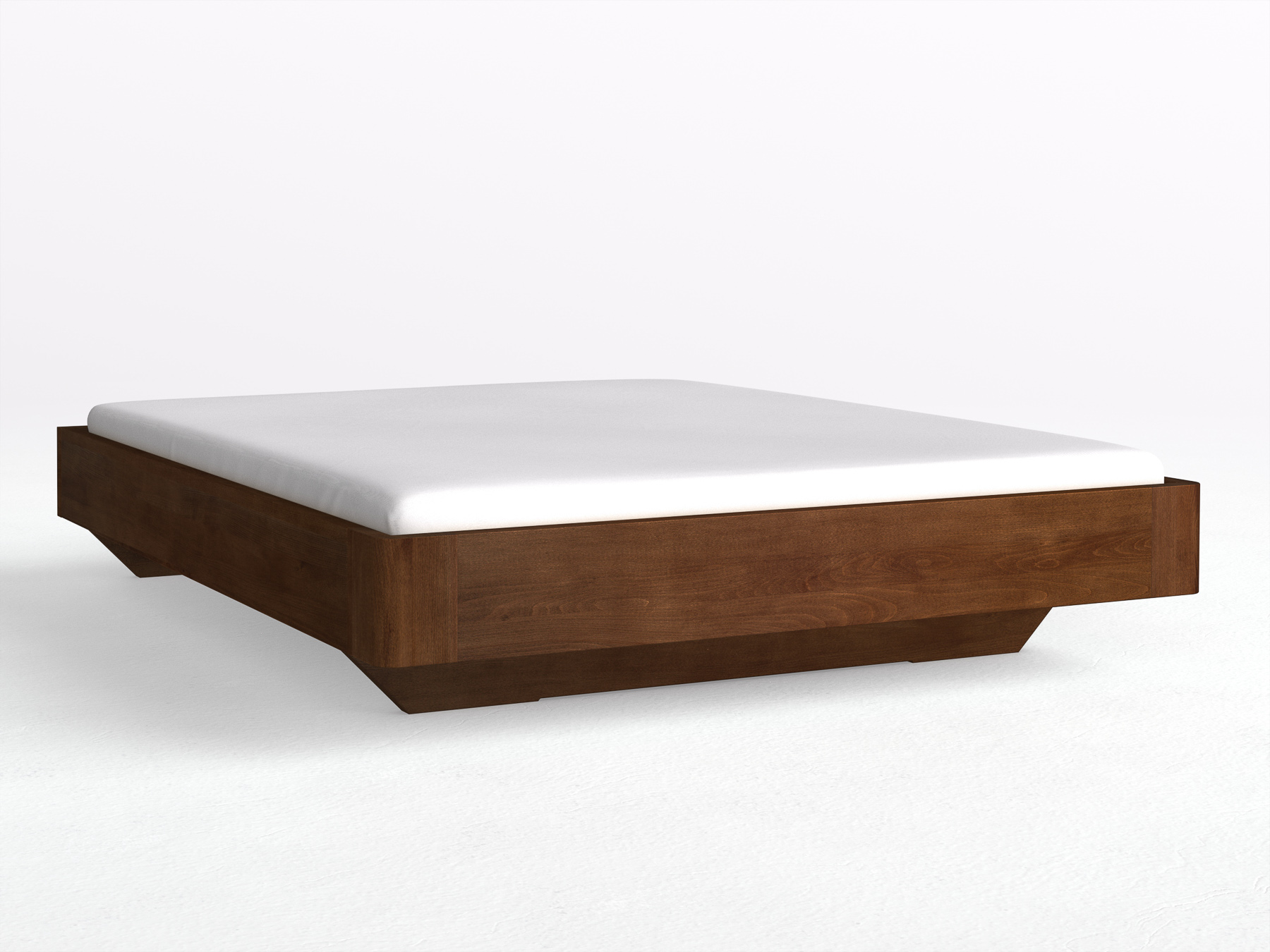 Buchenbett Dunkel „Clarissa"