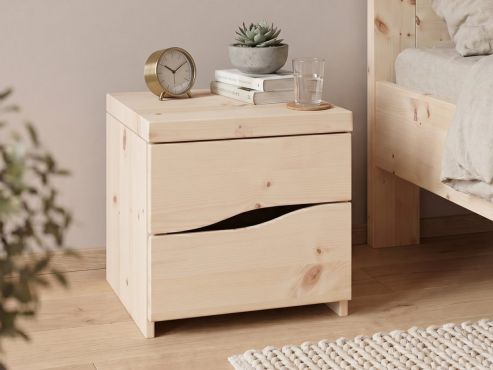 Nachttisch „Astrid“ aus Zirbe