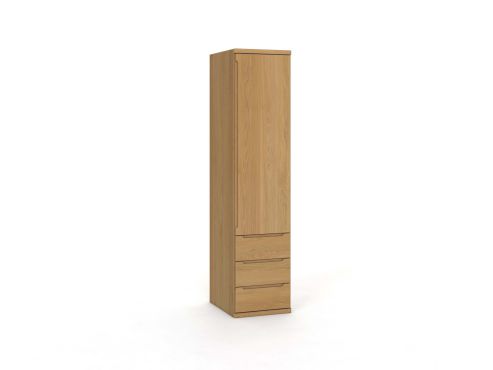 Drehtürenschrank „Valentin“ Eiche Hell 1-türig