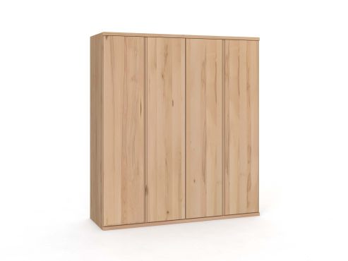 Drehtürenschrank „Valentin“ Kernbuche 4-türig