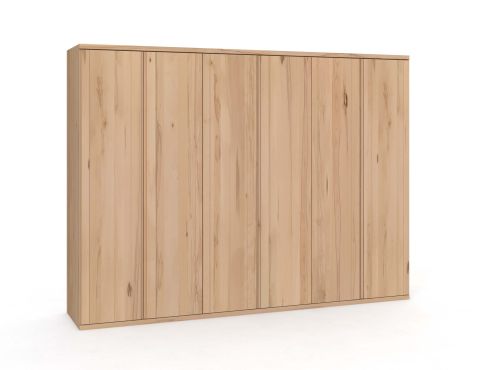 Drehtürenschrank „Egon“ Kernbuche 6-türig