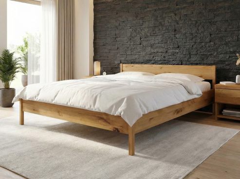 Zirbenbett „Bianca“ in 180 x 200 cm