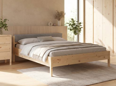 Zirbenbett „Bianca“ in 180 x 200 cm