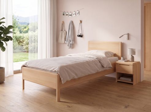 Kinder- & Jugendbett „Florentina“ Kernbuche in 90 x 200 cm
