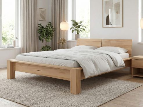 Bett „Hanna“ aus Eiche in 180 x 200 cm