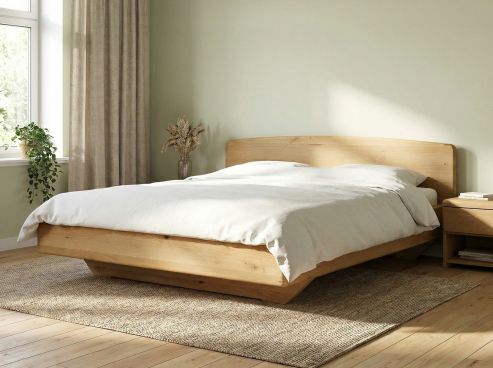 Wildeichenbett Hell „Johanna“ in 180 x 200 cm