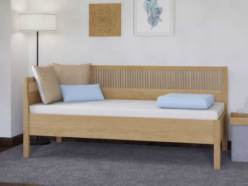 Sofabett „Julia“ aus Eiche Hell in den Maßen 90 x 200 cm