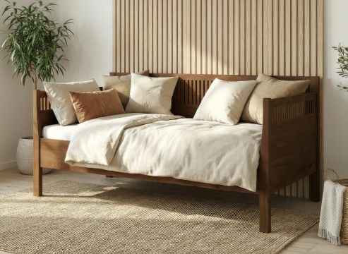 Sofabett „Julia“ Kernbuche Dunkel