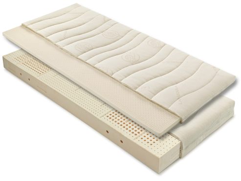 Latexmatratze „Maria“ mit Topper „Birgit“