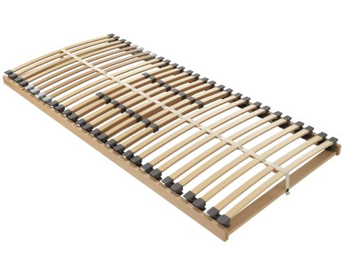 Unser Lattenrost „Bruno“ überzeugt durch seine stabile Bauart und extra Schulterabsenkung.