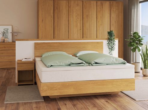 Eichenbett „Lukas“ Boxspring
