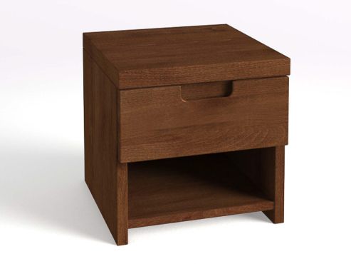 Nachttisch „Lukas“ aus Zirbe mit einer Schublade