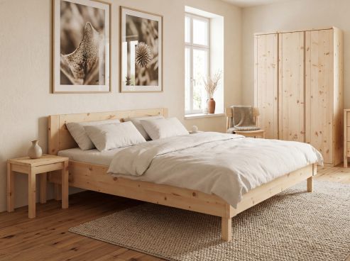 Zirbenbett „Max“ 180 x 200 cm 