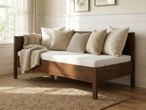 Sofabett „Melanie“ Kernbuche Dunkel