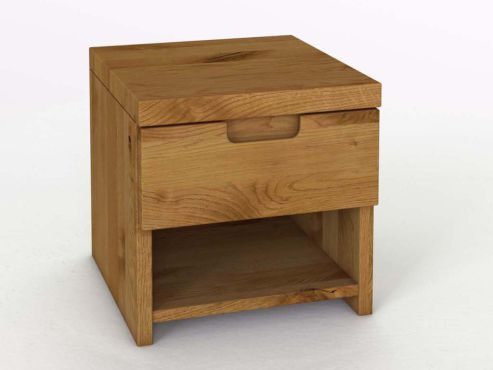 Nachttisch „Lukas“ aus Wildeiche