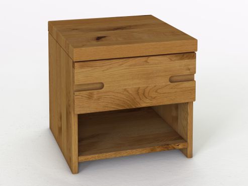 Nachttisch „Stefan duo“ aus Wildeiche