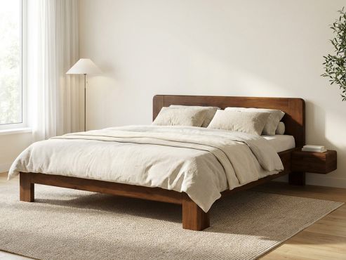 Bett Kernbuche Dunkel „Niklas“