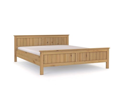 Bett „Patrick“ aus Wildeiche Hell