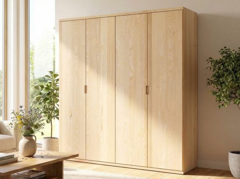 Drehtürenschrank „Romana“ Esche 4-türig