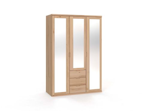 Drehtürenschrank „Sandra“ Kernbuche 3-türig