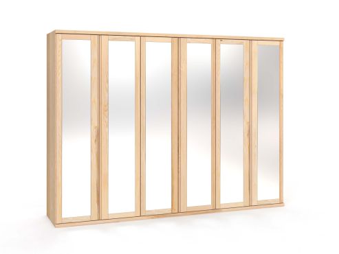 Drehtürenschrank „Sandra“ Esche 6-türig