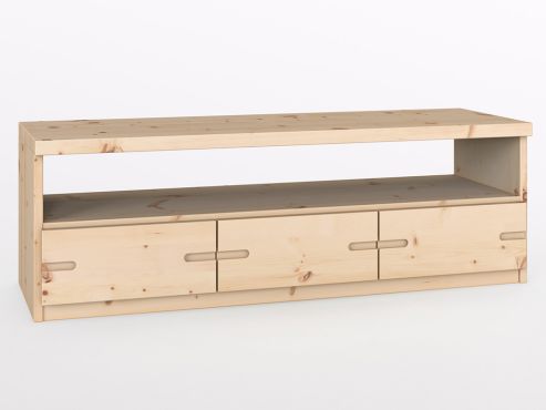 TV-Board aus Zirbenholz