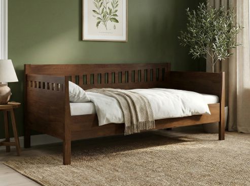 Sofabett „Stefanie“ Kernbuche Dunkel