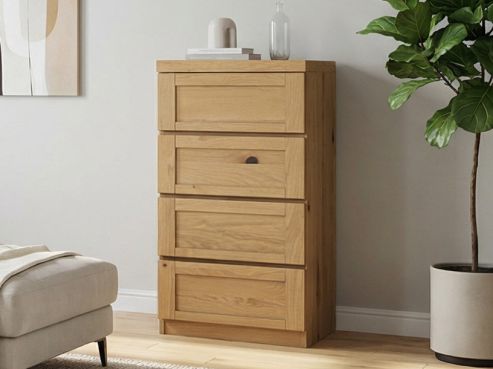 Wildeichenkommode Hell „Susanne“ 50 cm