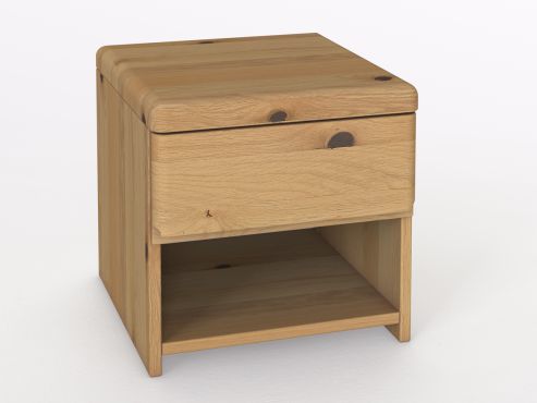 Nachttisch „Tom“ Wildeiche Hell