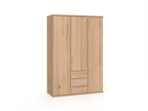 Drehtürenschrank „Valentin“ Kernbuche 3-türig