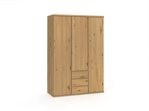 Drehtürenschrank „Valentin“ Wildeiche Hell 3-türig