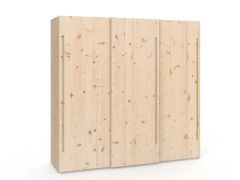 Schiebetürenschrank aus Zirbe „Ludwig“ 3-türig