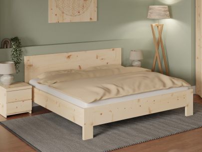 Zirbenbett „Bianca“ in 180 x 200 cm