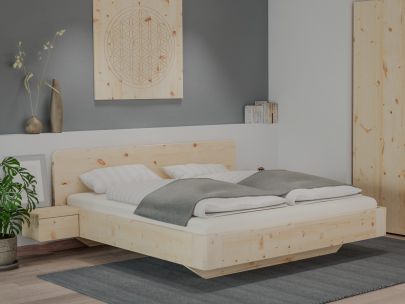 Zirbenbett „Clara“ in 180 x 200 cm