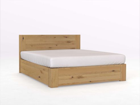 Wildeichenbett Hell „Alois“ Boxspring