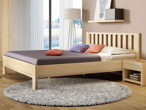 Schlafzimmer mit Eschenbett „Bernhard“