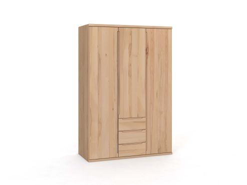 Drehtürenschrank „Valentin“ Kernbuche 3-türig