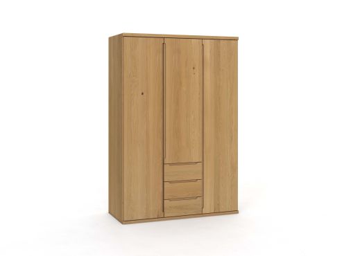 Drehtürenschrank „Valentin“ Eiche Hell 3-türig