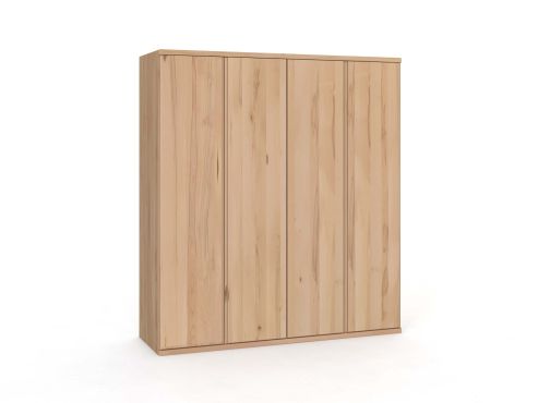 Drehtürenschrank „Valentin“ Kernbuche 4-türig