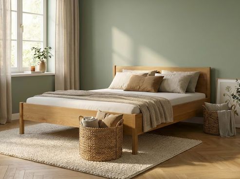 Eichenbett „Flora“