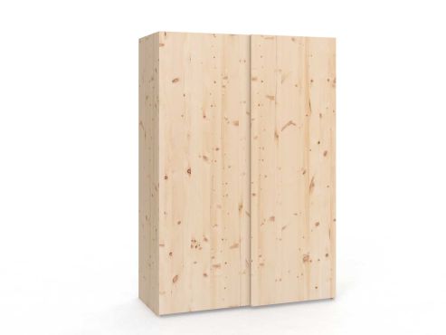 Schiebetürenschrank aus Zirbe „Ludwig“ 2-türig