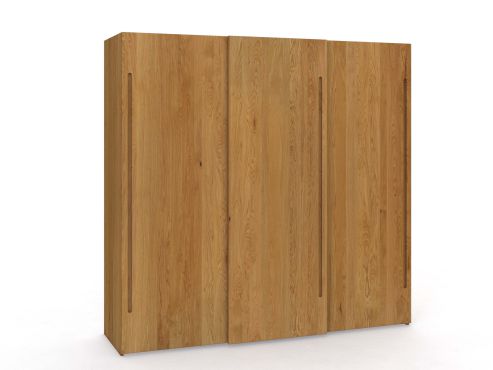 Schiebetürenschrank aus Eiche „Ludwig“ 3-türig