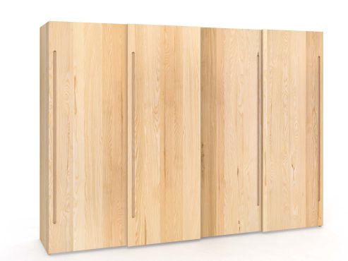 Schiebetürenschrank aus Esche „Ludwig“ 4-türig