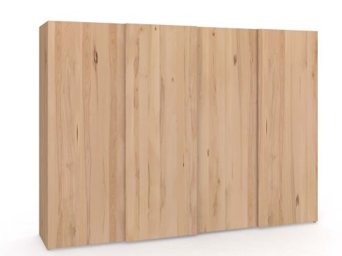Schiebetürenschrank aus Kernbuche „Ludwig“ 4-türig