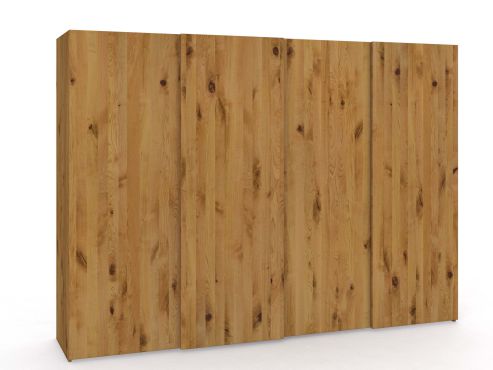 Schiebetürenschrank aus Wildeiche „Ludwig“ 4-türig