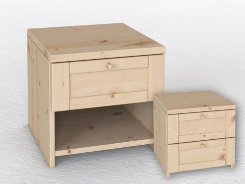 Nachtkästchen „Gerti“ aus Zirbe