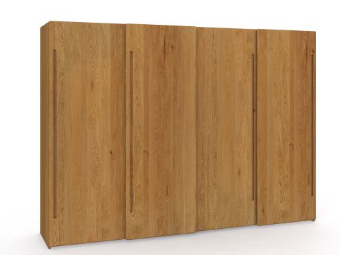 Schiebetürenschrank aus Massivholz „Viktor“ 4-türig