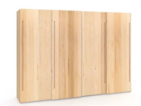 Schiebetürenschrank aus Esche „Viktor“ 4-türig